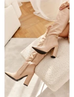 Kozačky na podpatku model 220511 Step in style Kozačky na podpatku model 220511 Step in style