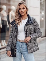 Dámská prošívaná přechodová bunda DELSY navy blue FashionStreet TY4465 Dámská prošívaná přechodová bunda DELSY navy blue FashionStreet TY4465