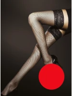 Síťované punčochy Fiore Liza Hold-ups O4004 kabaretka Síťované punčochy Fiore Liza Hold-ups O4004 kabaretka