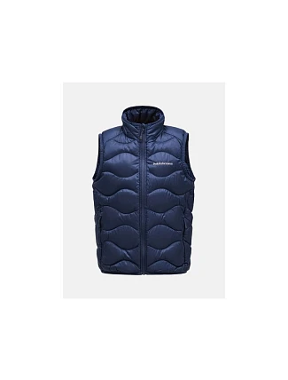 Dětská vesta Peak Performance Jr Helium Down Vest, barva tmavě modrá Dětská vesta Peak Performance Jr Helium Down Vest, barva tmavě modrá