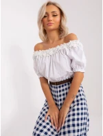 Šaty LK SK 506358.21P bílé a tmavě modré