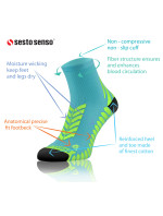 Sesto Senso Krátké sportovní ponožky tyrkysové