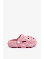 Dětské pěnové pantofle Crocs Růžove Cloudy