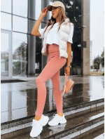 Dámské žebrované legíny LOOK AT ME beige FashionStreet UY1573