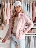 Dámská přechodná prošívaná bunda ZIPZAB světle růžová FashionStreet TY4866 Dámská přechodná prošívaná bunda ZIPZAB světle růžová FashionStreet TY4866
