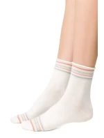 Vzorované netlačící ponožky Steven art.099 35-40