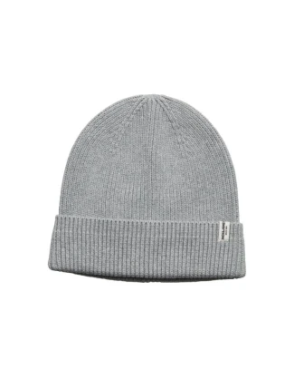 Jack & Jones pánská zimní čepice černá Jacbrink beanie ln 12193386 LIGHT GREY MELANGE