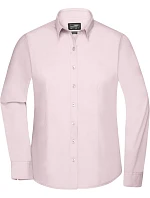 Daiber JN 677 Popelínová halenka s dlouhým rukávem 02.0677 light pink