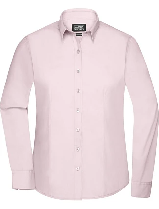 Daiber JN 677 Popelínová halenka s dlouhým rukávem 02.0677 light pink