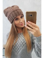Dámská čepice Danuta K331 mocca