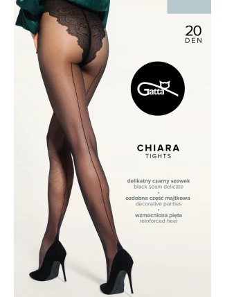 Matné dámské punčochové kalhoty CHIARA - Lycra, 20 DEN.