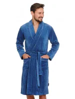 Pánský župan 6063 light blue plus