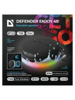 DEFENDER SPEAKER ENJOY 40 7W BLUETOOTH 5.3, LED OSVĚTLENÍ 65141