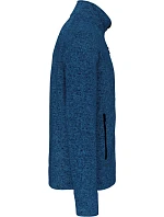Kariban K 9106 Pánská melanžová pletená fleecová bunda 20.9106 light royal blue melange Kariban K 9106 Pánská melanžová pletená fleecová bunda 20.9106 light royal blue melange