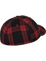 Flexfit 6197 6 panelová kšiltovka "Tartan Plaid" 55.6197 black/red Flexfit 6197 6 panelová kšiltovka "Tartan Plaid" 55.6197 black/red
