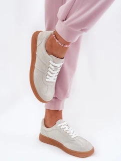 Semišové Nízké Tenisky Dámské Šedé Paliana