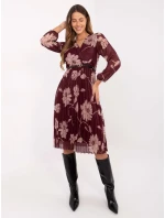 Šaty IT SK 10536.18P bordó