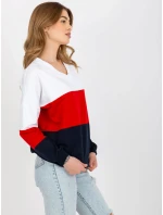 Mikina RV BL 8328.86P bílá a tmavě modrá Mikina RV BL 8328.86P bílá a tmavě modrá