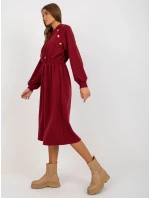 Dámské šaty RV SK 8336 kaštanové Dámské šaty RV SK 8336 kaštanové