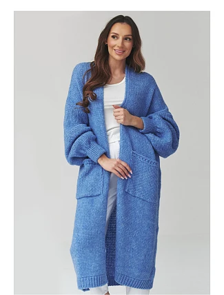 Svetr na zapínání  model 226875 Makadamia