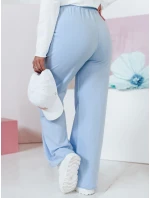 Dámské tepláky se širokými nohavicemi DRESLINA modrá FashionStreet UY2694 Dámské tepláky se širokými nohavicemi DRESLINA modrá FashionStreet UY2694