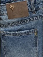 Dámské džínové kalhoty s páskem FashionStreet UY2886 Dámské džínové kalhoty s páskem FashionStreet UY2886