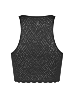 Dámský top ZERO Feel Bliss Crop Top - BLACK - černý 0004 - SLOGGI Dámský top ZERO Feel Bliss Crop Top - BLACK - černý 0004 - SLOGGI