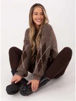 Legíny D93050Z62285A tmavě hnědé