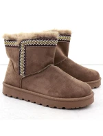 Dámské sněhule semišové hnědé Potocki 06303