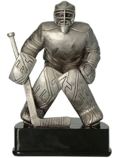 Odlévaná figurka - Hokejový brankář