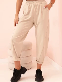 Kalhoty s kapsami Summer Punto béžové