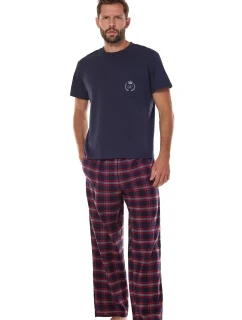 Pánské pyžamo L&L 2473 Ben cr/r M-3XL