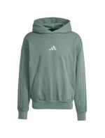 Pánská mikina adidas A SZN W FL HD green JL6538 pánské barvy