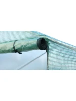 ZAHRADNÍ TUNEL 300x600x200 cm PE KONSTRUKCE ZELENÁ OCEL