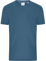 Daiber 8040 Pánské bio tričko s jemným žebrováním 02.8040 dusty blue
