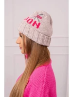 Dámská čepice London K385 dark beige Dámská čepice London K385 dark beige