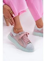 Zdobené sneakersy na platformě GOE RR2N4009 Multikolor Zdobené sneakersy na platformě GOE RR2N4009 Multikolor