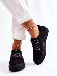 Dámské tenisky Memory Foam System Big Star KK276001 Černe