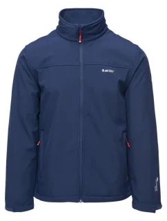 Pánská softshellová bunda Lingen 92800626294 Tmavě modrá - Hi-tec