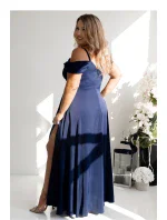 Dlouhé šaty 208857 tmavě modré - With You