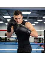 Tréninkové boxerské rukavice Meteor 10 oz, suchý zip, PU