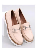 Dámské polobotky / mokasíny model MM848 Světle béžová - Seastar Dámské polobotky / mokasíny model MM848 Světle béžová - Seastar