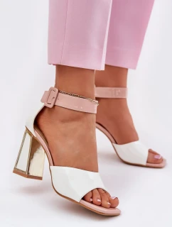 Sandály na podpatku model 212823 Step in style