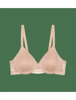 Dámská podprsenka Modern Lace+Cotton WP EX - BROWN - sv. béžová 00EP - TRIUMPH Dámská podprsenka Modern Lace+Cotton WP EX - BROWN - sv. béžová 00EP - TRIUMPH