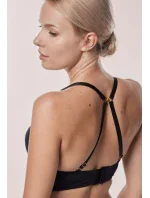 Mefemi Amelia push-up podprsenka s kosticemi Černá Mefemi Amelia push-up podprsenka s kosticemi Černá