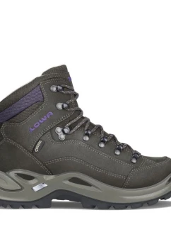 Dámské trekové boty Lowa RENEGADE GTX MID slate/blackberry Gore-Tex waterproof grey (321945 7937) dámské