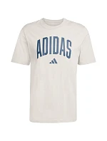 Pánské tričko adidas Collegiate Lineage beige JM6415 pánské