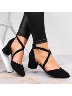 Sergio Leone W SK365A černé páskové sandály