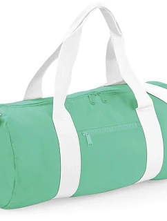 BagBase BG 140 Kulatá sportovní taška 52.0140 mint green/white