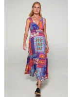 Vamp - Šaty s krátkými rukávy 20427 - Vamp Vamp - Šaty s krátkými rukávy 20427 - Vamp